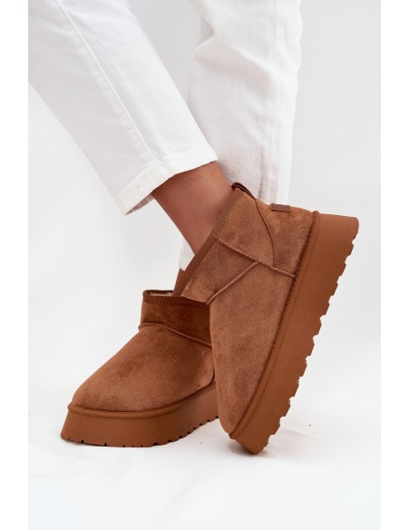 Women's Snow Boots on Platform Camel Celyra