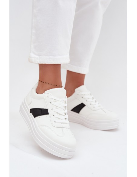 Women's Sneakers on Platform White Elvessia