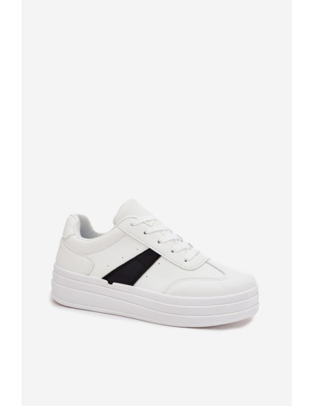 Women's Sneakers on Platform White Elvessia