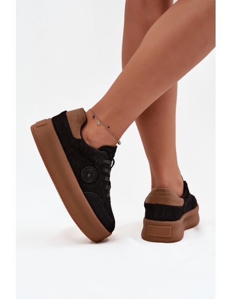 Women's Sneakers on Platform Big Star SS274761 Black