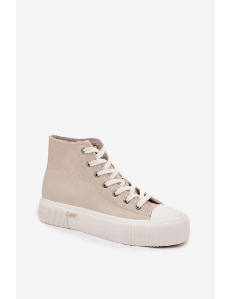 Moteriški sportbačiai ant platformos LEE 50253002.35E ISLA WOMEN MID smėlio spalvos
