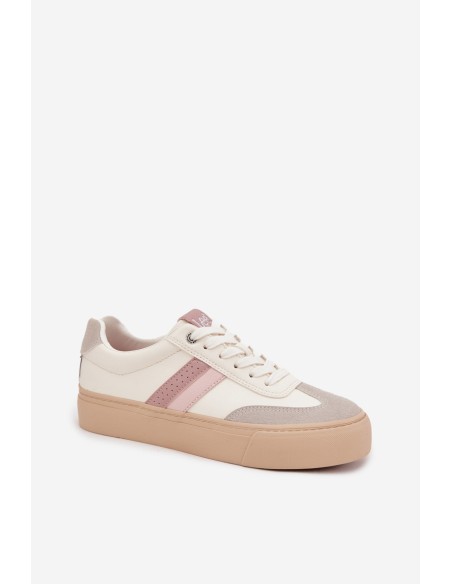 Moteriški sportbačiai LEE AILANI WOMEN LOW 50253004.02A Išblukusi balta