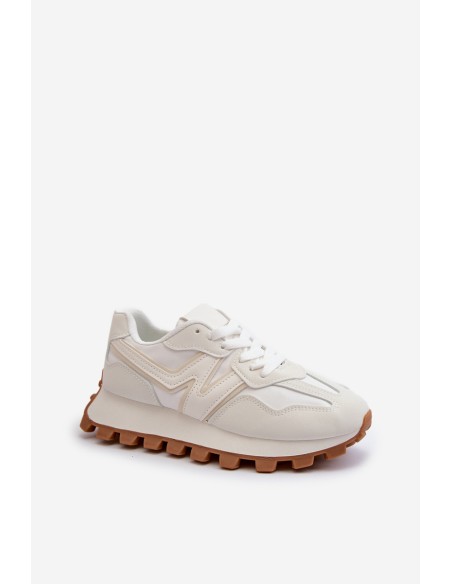 Women's White Sports Sneakers Kalelia