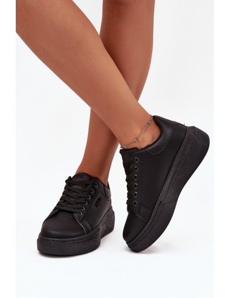 Womens Sneakers On Platform Big Star SS274244 Black