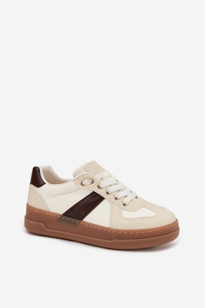 Women's Sneakers On Platform Beige Galivina 2