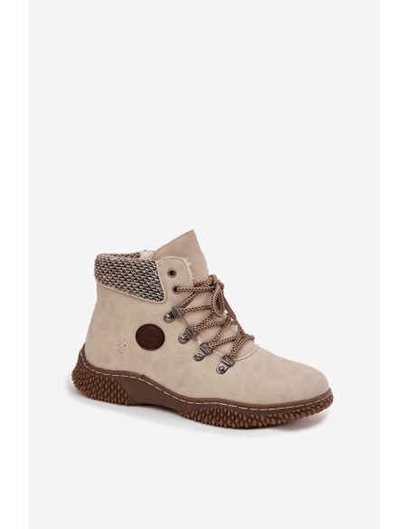 Insulated Trapper Boots Womens Light Beige Zenaya