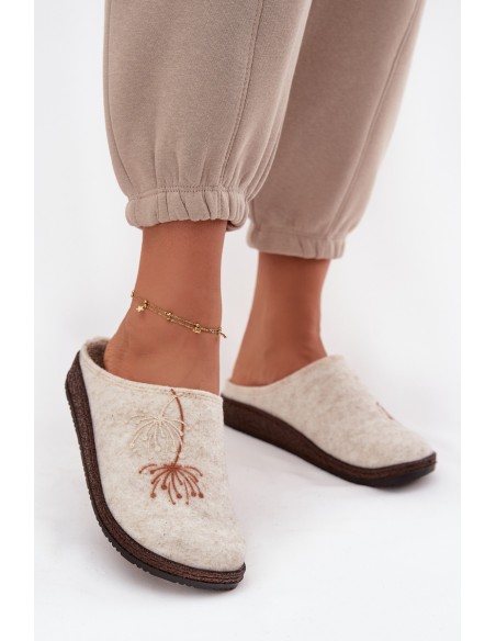 Women's House Shoes Slippers Inblu NL000011 Beige