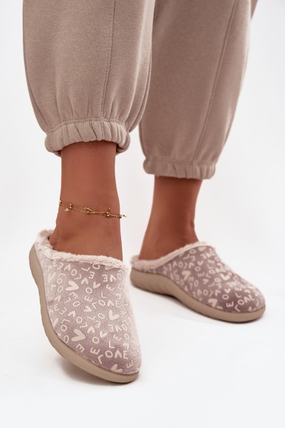 Women's slippers Love Inblu ET000032 Beige