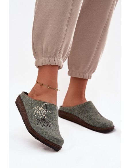 Women's House Shoes Slippers Inblu NL000011 Green