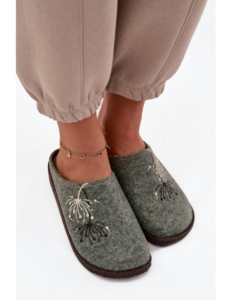 Women's House Shoes Slippers Inblu NL000011 Green