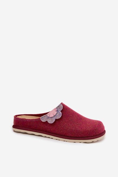 Women's slippers with flower Inblu CS000043 Bordeaux 2