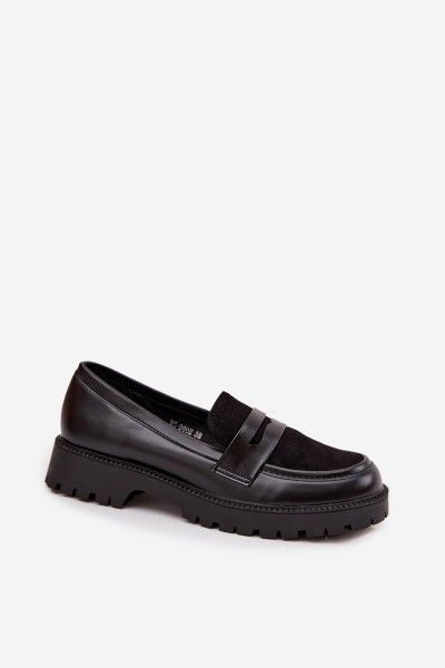 Women's Moccasins From Eco Leather Black Cailen 2