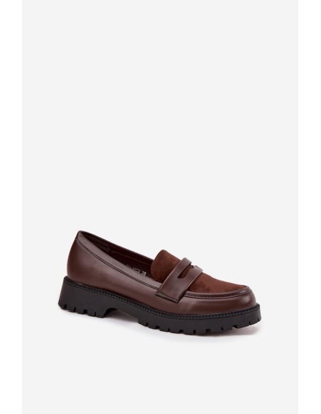 Women's Loafers Made of Eco Leather Chocolate Cailen