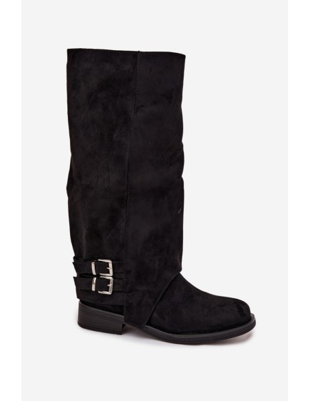 Insulated Women's Boots with Clips Black Umbria