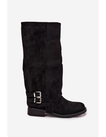 Insulated Women's Boots with Clips Black Umbria