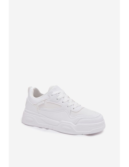 Women's Platform Sneakers Big Star SS274590 HI-POLY SYSTEM White