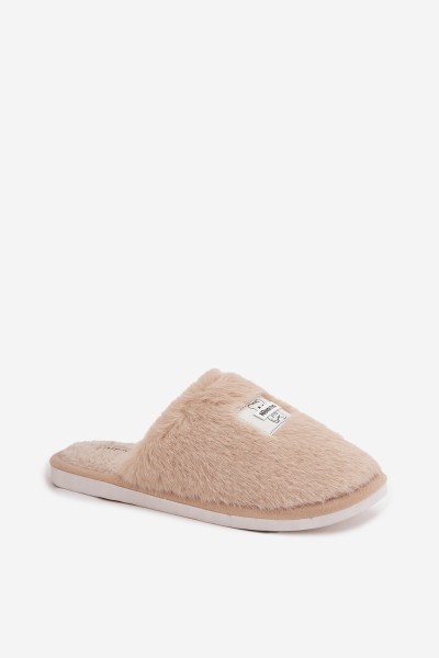 Home Shoes Ladies Furry Beige Maelis 2