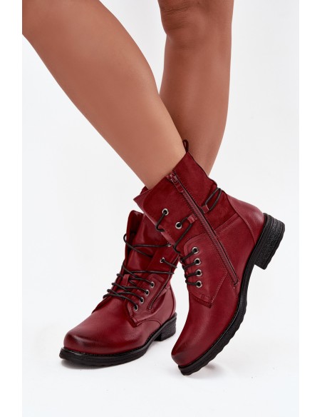 Women's Work Boots Bordeaux Perfecto