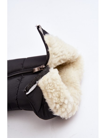 Women's Padded Snow Boots Progress PROGJ-22-136 Black