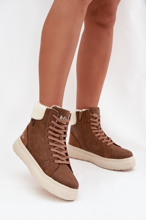 Women's Winter Shoes with Fur Lee Cooper LCJ-25-01-3735 Brown