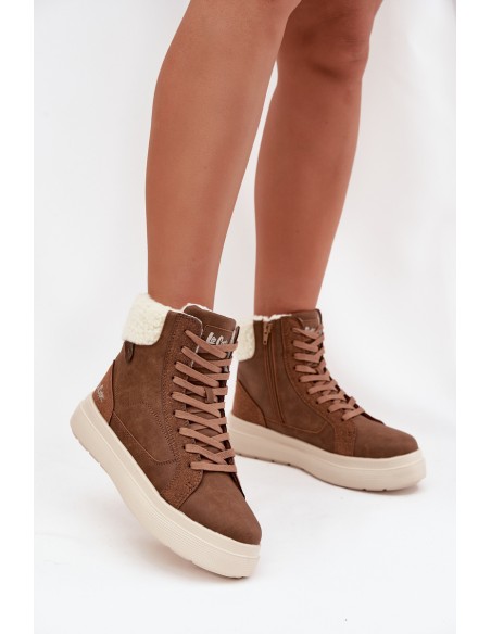 Women's Winter Shoes with Fur Lee Cooper LCJ-25-01-3735 Brown