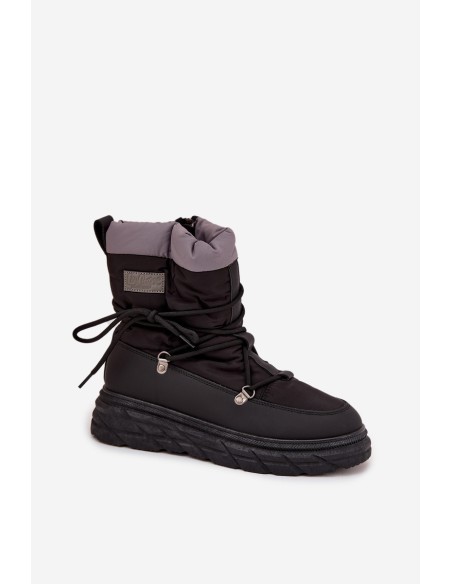 Women's Snow Boots with Zipper Lee Cooper LCJ-25-44-3930 Black