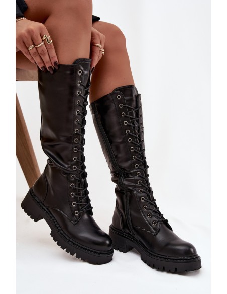 Insulated Lace-Up Boots for Women Chocolate Meliora