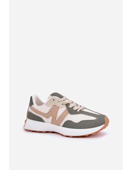 Women's Sports Shoes Sneakers Beige-Green Britma