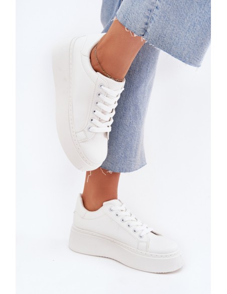 Women's Platform Sneakers White Sallira