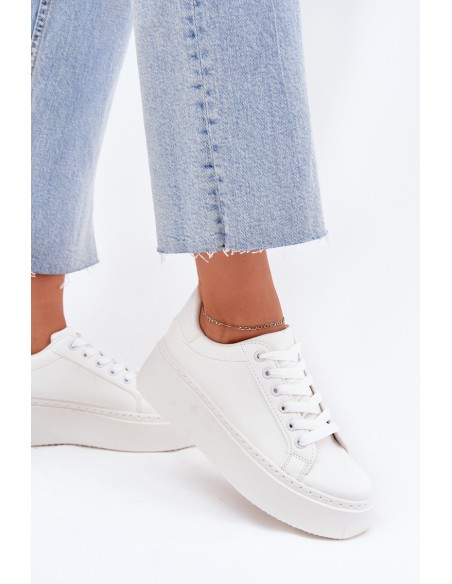 Women's Platform Sneakers White Sallira
