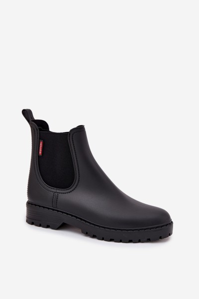 Low Women's Rain Boots Matte Black Birella 2