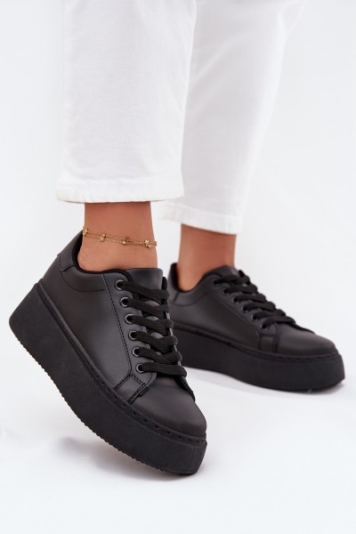 Women's Sneakers On Platform Black Sallira