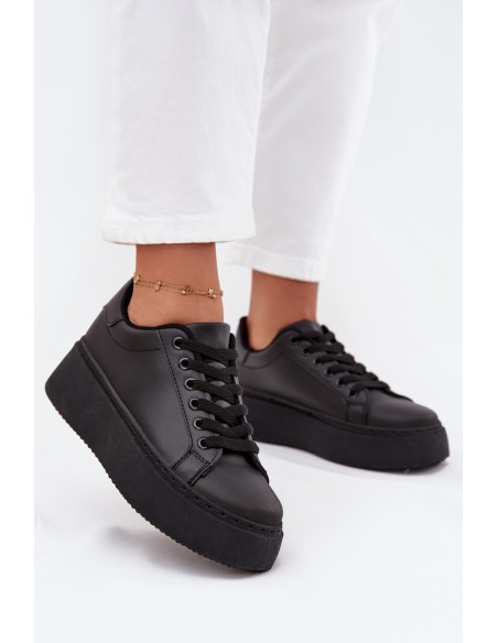 Women's Sneakers On Platform Black Sallira