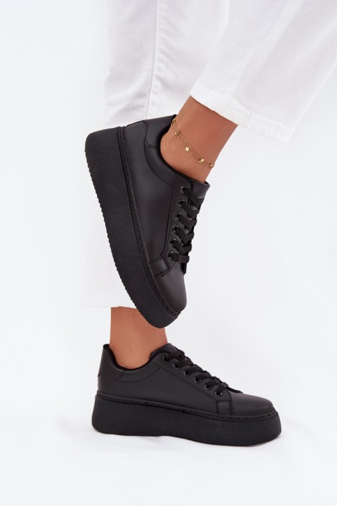 Women's Sneakers On Platform Black Sallira