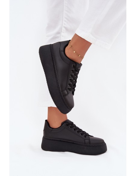 Women's Sneakers On Platform Black Sallira