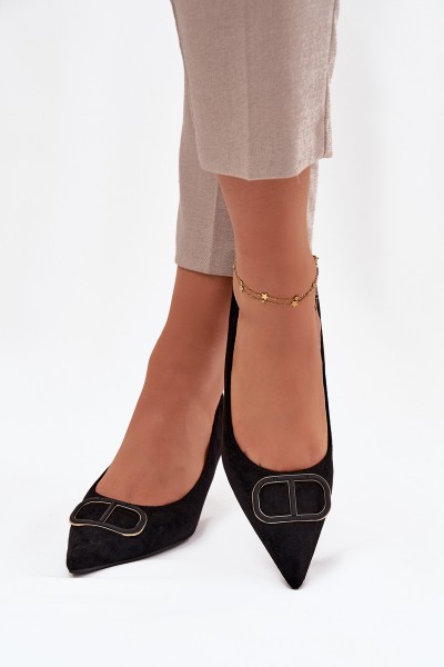 Women's Heels With Decorative Detail Black Amelora