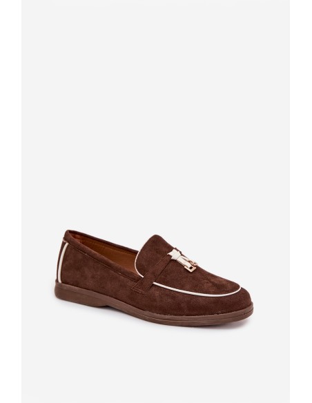 Moccasins Loafers Women's Eco Suede Brown Darwen