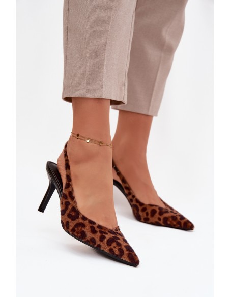 Pump shoes on heel Panterka Phelia