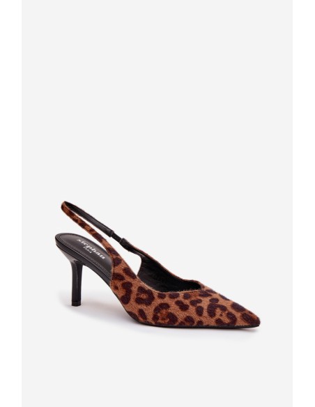 Pump shoes on heel Panterka Phelia