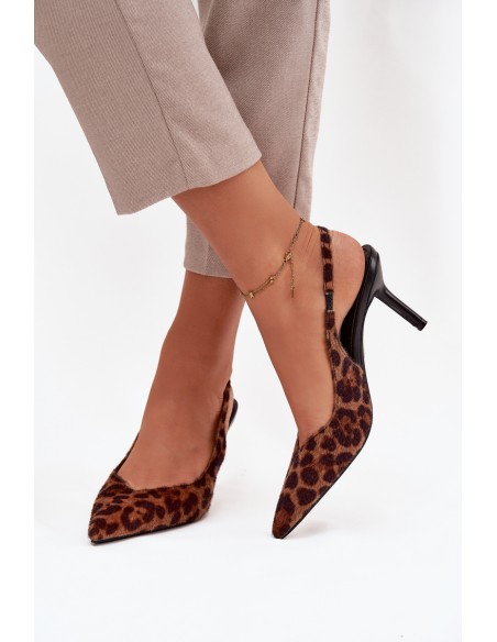 Pump shoes on heel Panterka Phelia