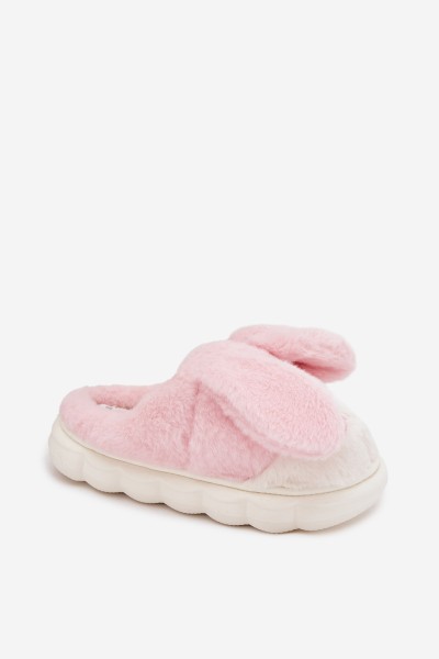 Moteriškos šlepetės su kailiniais ir rožinėmis spalvomis Faylen 2