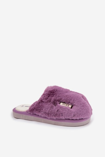 Furry Women's Slippers Purple Belinna