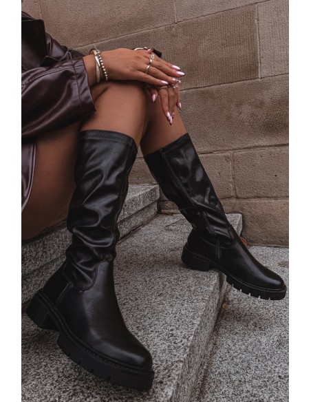 Women's Boots from Eco Leather Black Oceana
