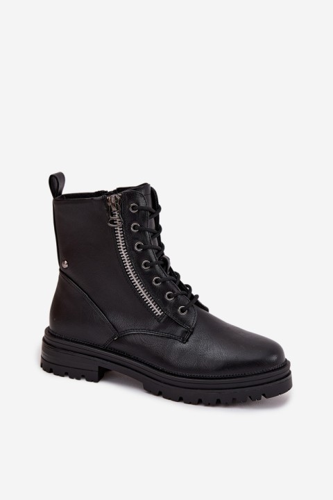 Women's Work Boots with Lining Black Ivonelle
