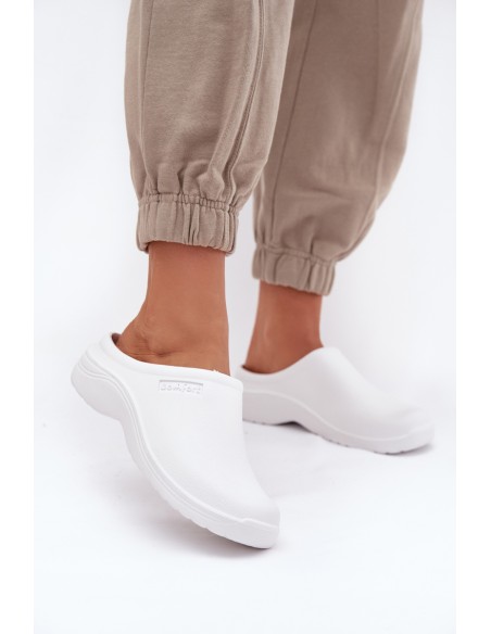 Foam slippers women's white Parissa