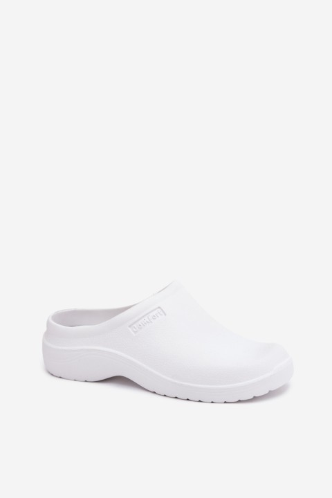 Foam slippers women's white Parissa