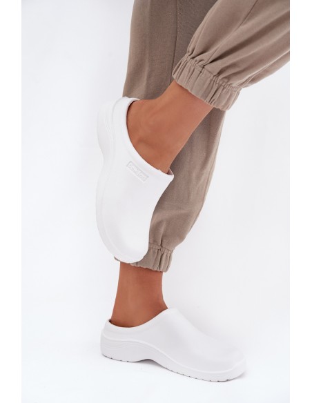 Foam slippers women's white Parissa