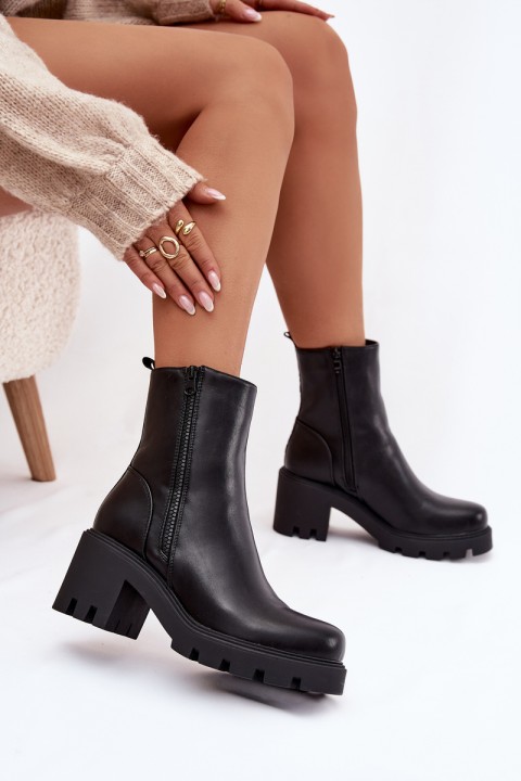 Women's Winter Boots with Thick Heel Ameliane