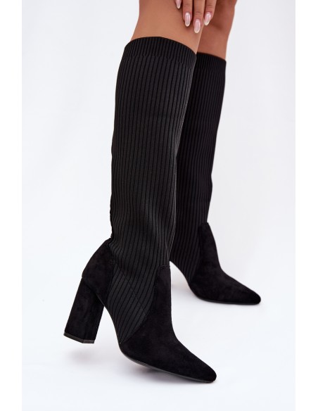 Women's Heeled Boots Black Yserine