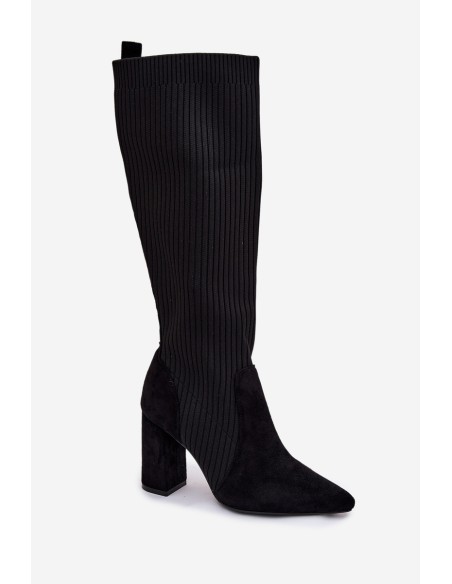 Women's Heeled Boots Black Yserine